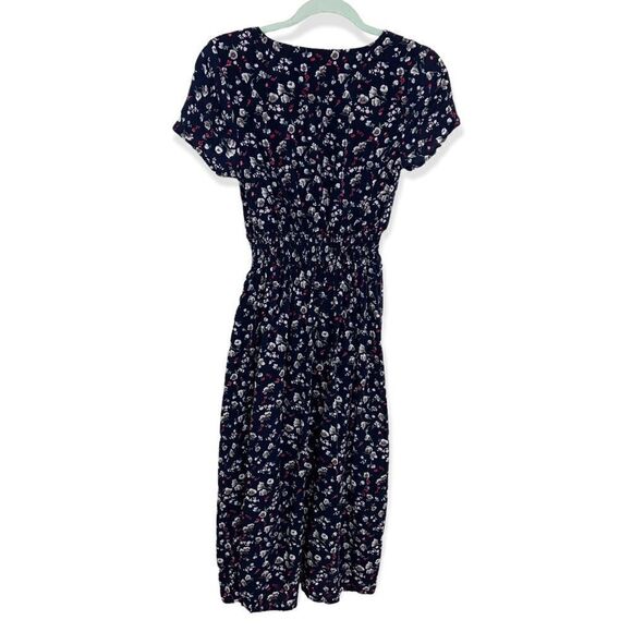 ModCloth Inspired Anytime Midi Dress -blue floral (H15) - Picture 7 of 10